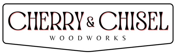 Logo of Cherry & Chisel Woodworks on a white background