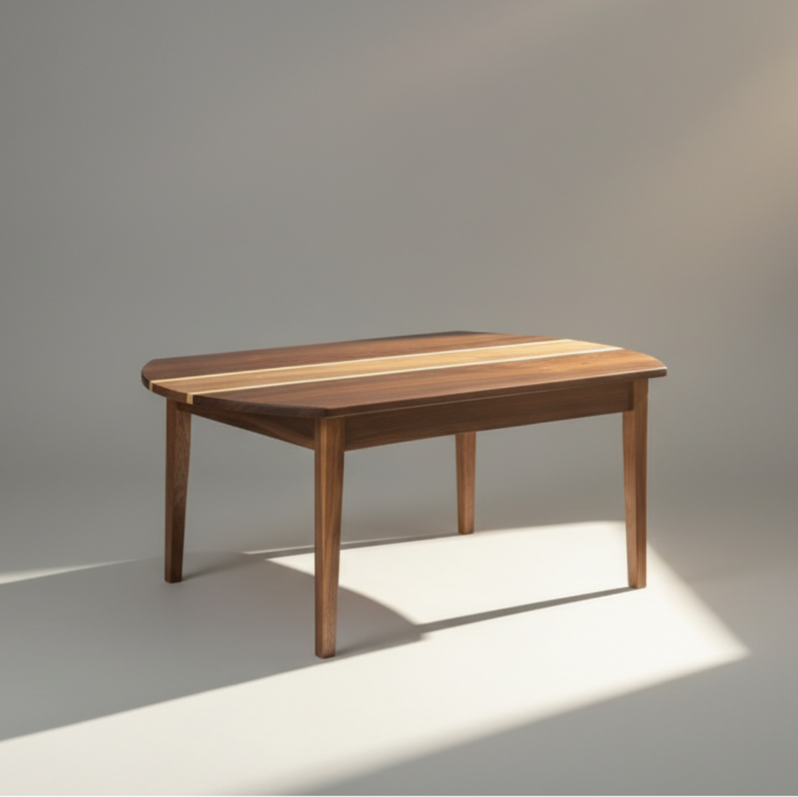 Tri Color Coffee Table – Cherry & Chisel Woodworks